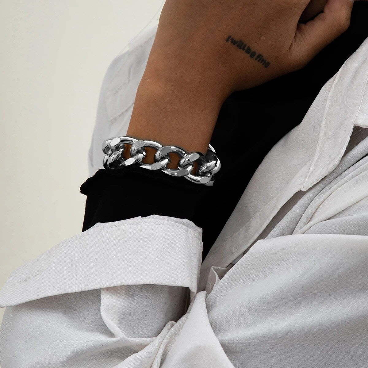 Gold Chain Bracelet - Chuck Style | emerallda