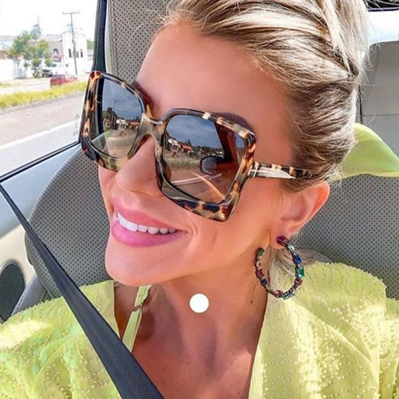 Jovi Red Leopard Sunglasses - Designer Eyewear | emerallda