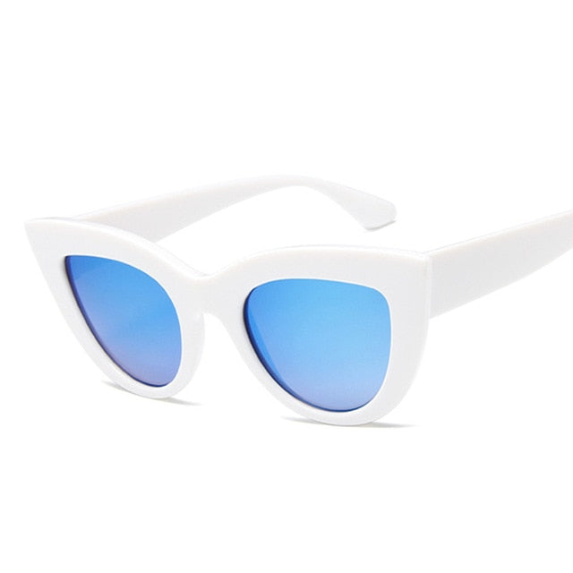 Arya Designer Sunglasses - Black Blue Frame | emerallda