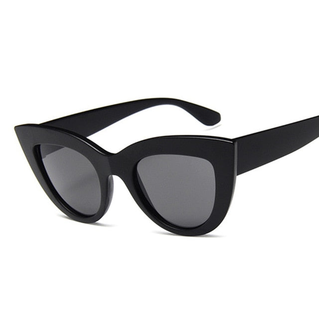Arya Designer Sunglasses - Black Blue Frame | emerallda