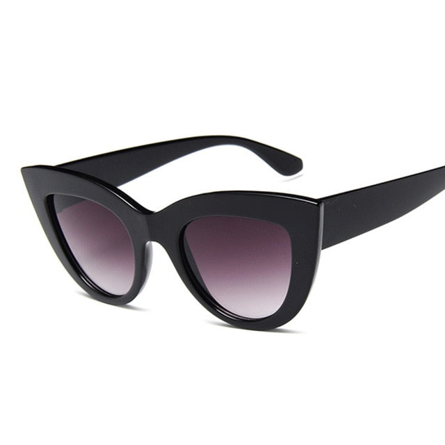 Arya Designer Sunglasses - Black Blue Frame | emerallda
