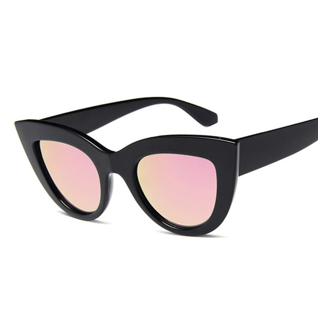 Arya Designer Sunglasses - Black Blue Frame | emerallda