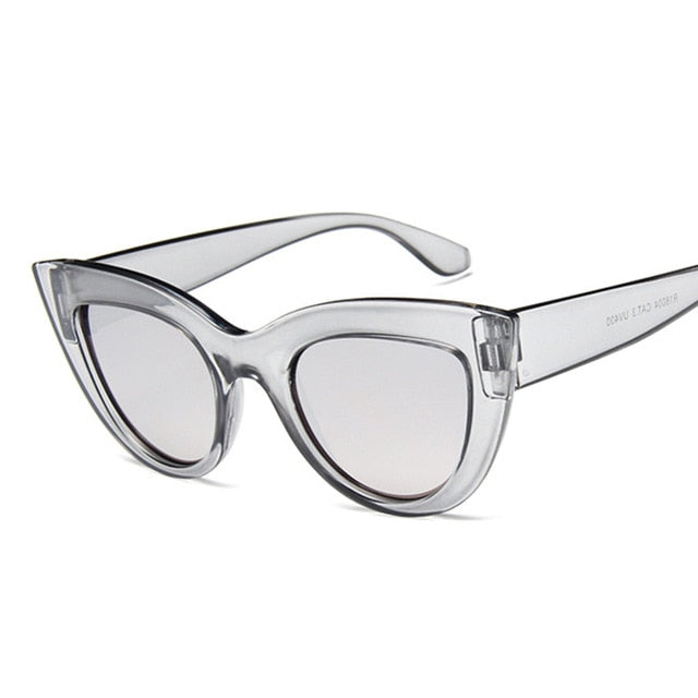 Arya Designer Sunglasses - Black Blue Frame | emerallda