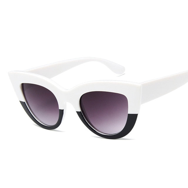 Arya Designer Sunglasses - Black Blue Frame | emerallda
