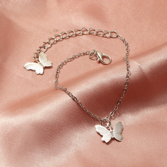 Mariposa Butterfly Silver Jewelry - 18.5cm Style | emerallda