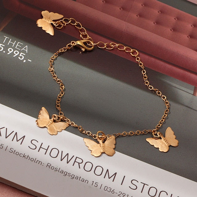 Mariposa Butterfly Silver Jewelry - 18.5cm Style | emerallda