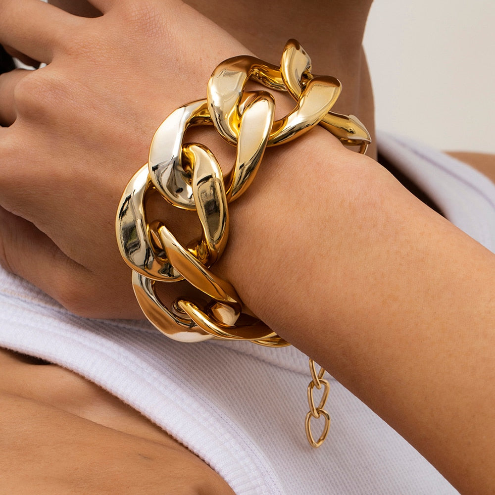 Letipes Gold Color Bracelet - Premium Men&