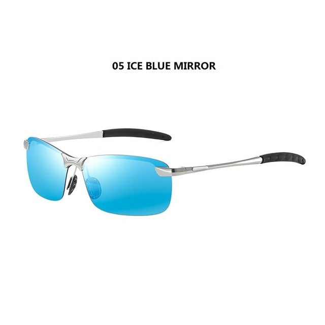 Polarized Mirror Sunglasses - Silver Mirror Lenses | emerallda