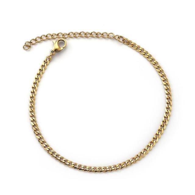 Chainx Link Chain Bracelet - Stainless Steel Men&