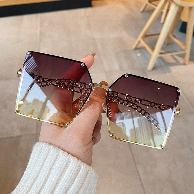Journe Tea Pink Gold Sunglasses - Designer Eyewear | emerallda