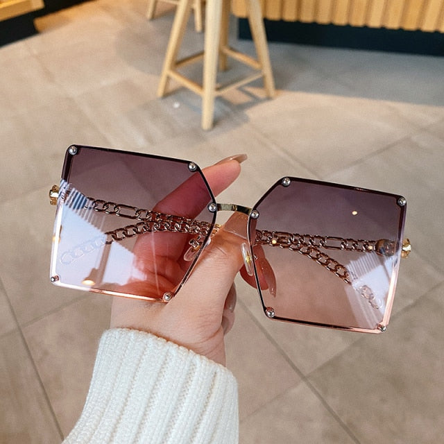 Journe Tea Pink Gold Sunglasses - Designer Eyewear | emerallda