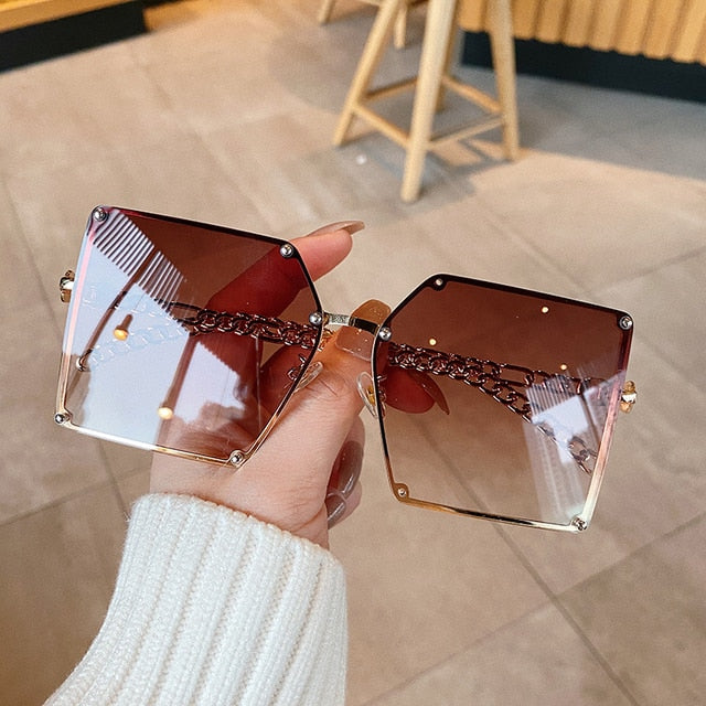 Journe Tea Pink Gold Sunglasses - Designer Eyewear | emerallda