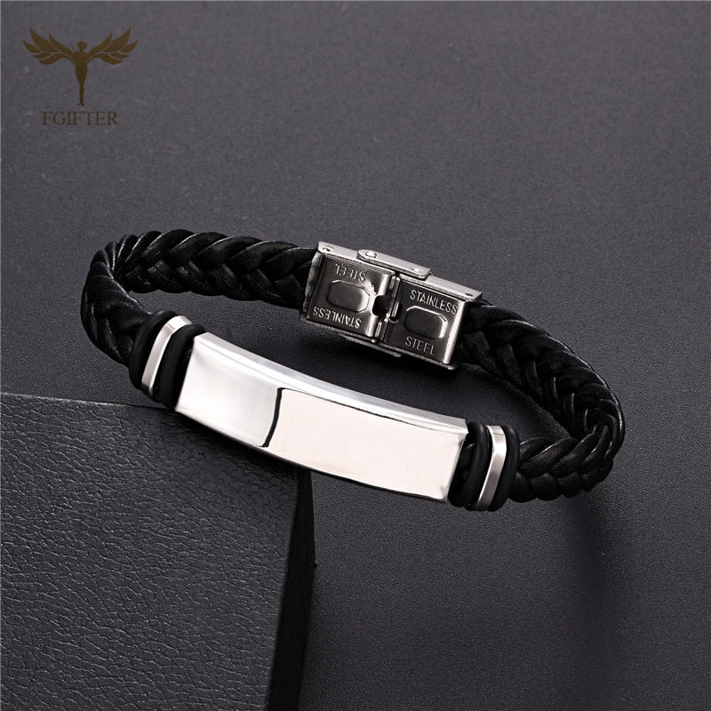 Repere Fitness Tracker Cuff Bracelet - Men&