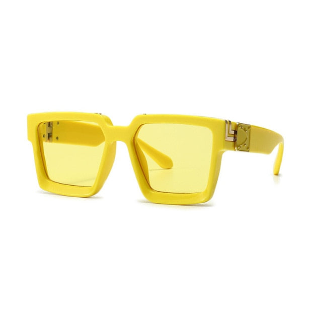 Retro Mirror Sunglasses - White Silver Mirror | emerallda