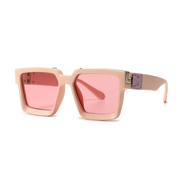 Retro Mirror Sunglasses - White Silver Mirror | emerallda