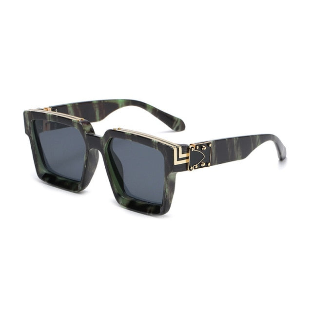 Retro Mirror Sunglasses - White Silver Mirror | emerallda