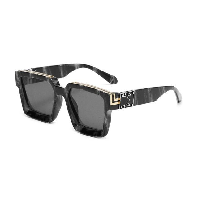 Retro Mirror Sunglasses - White Silver Mirror | emerallda