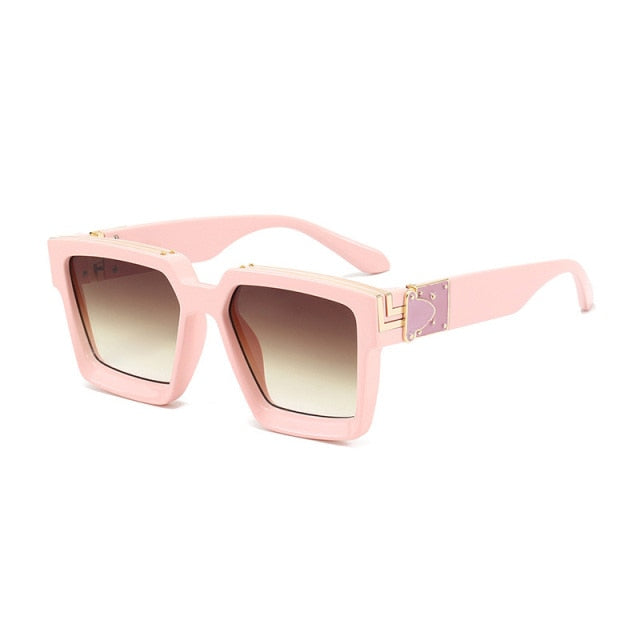 Retro Mirror Sunglasses - White Silver Mirror | emerallda