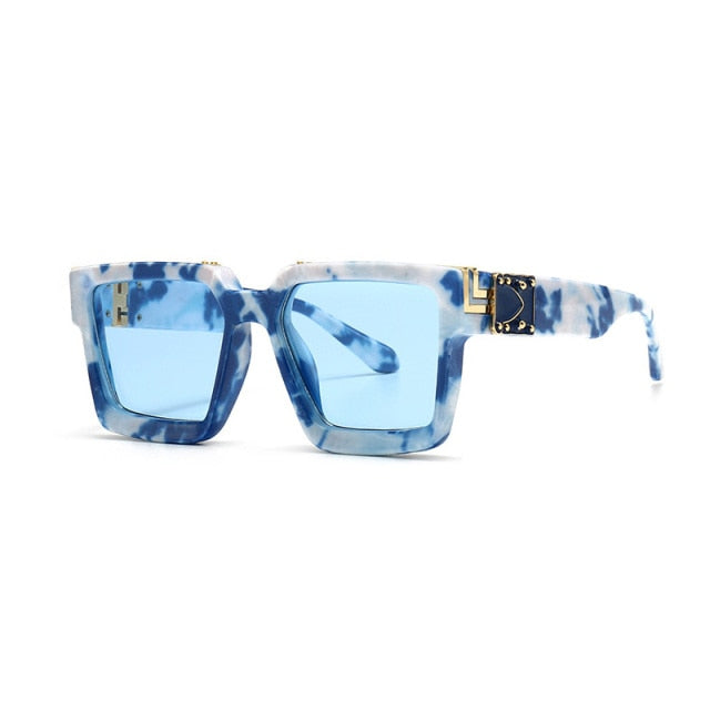 Retro Mirror Sunglasses - White Silver Mirror | emerallda