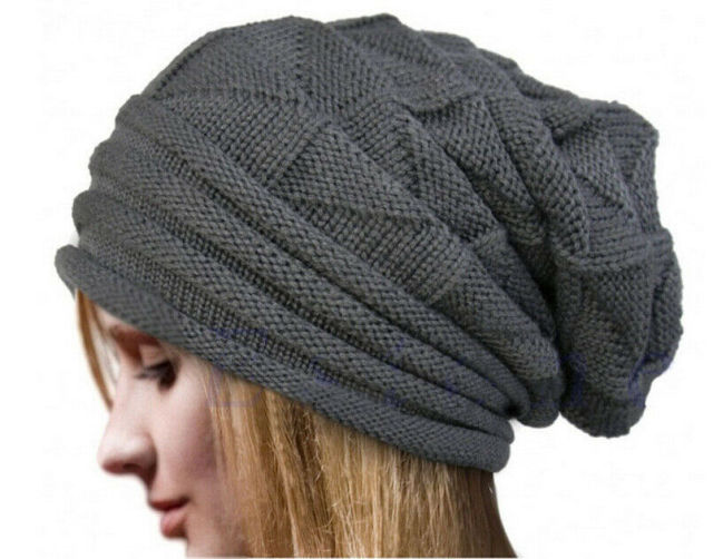 Oversized Winter Beanie - Slouchy Knit Hat | emerallda