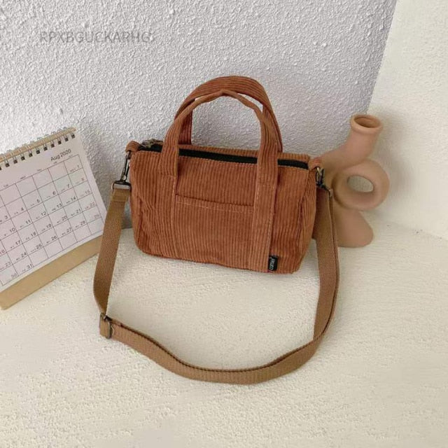 Curdoiry Fashion Bag - Premium Corduroy Style | emerallda