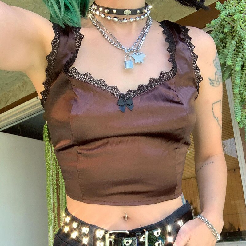 Bow Lace Top - Elegant Feminine Style | emerallda