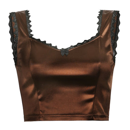 Bow Lace Top - Elegant Feminine Style | emerallda